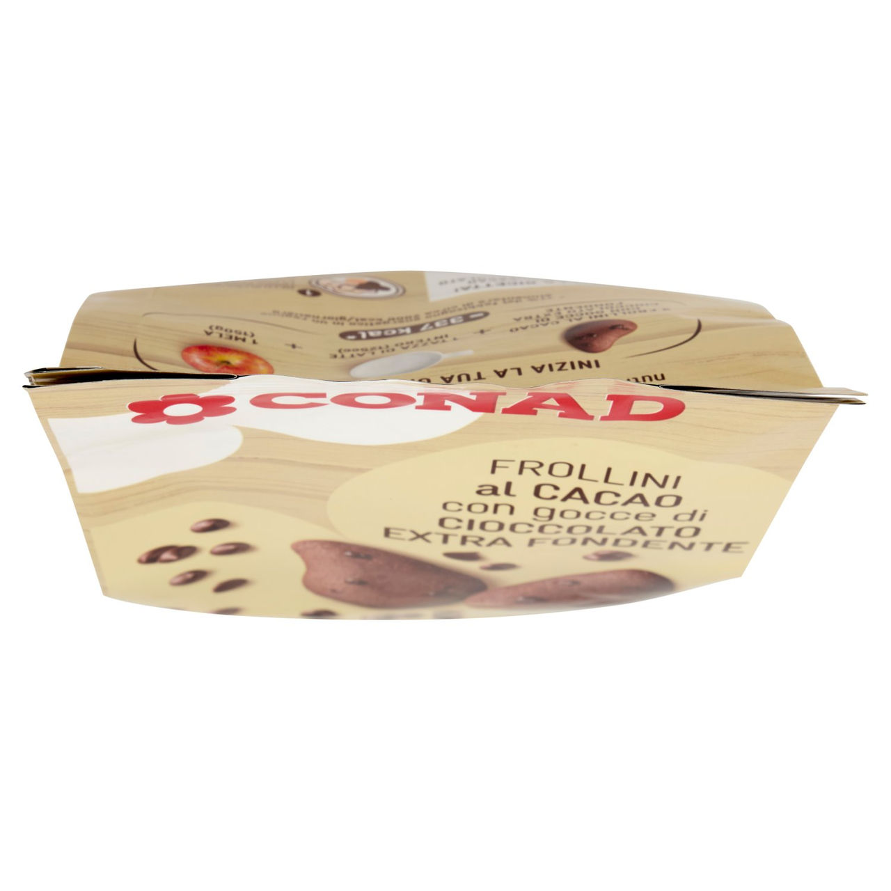 CONAD Frollini al Cacao con gocce di Cioccolato Extra Fondente 350 g