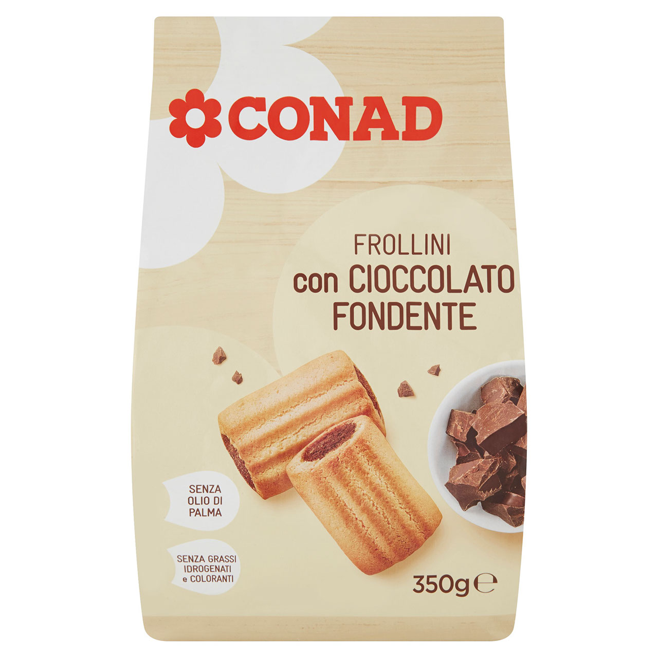 Frollini con cioccolato fondente Conad online