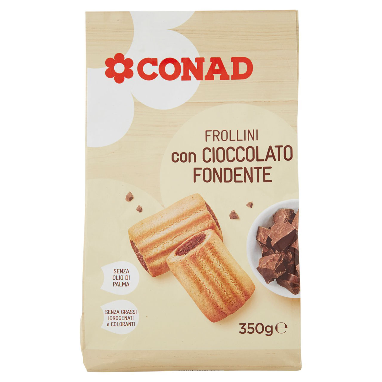 Frollini con cioccolato fondente Conad online