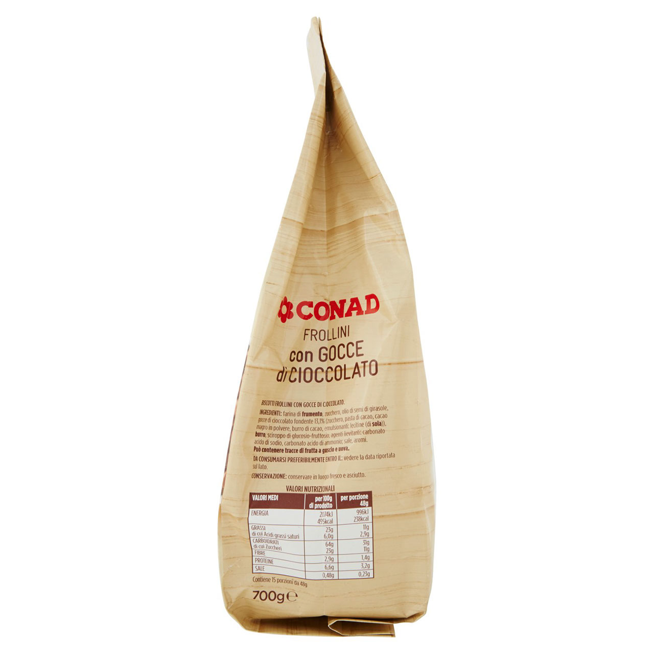 Frollini con Gocce di Cioccolato 700g Conad online