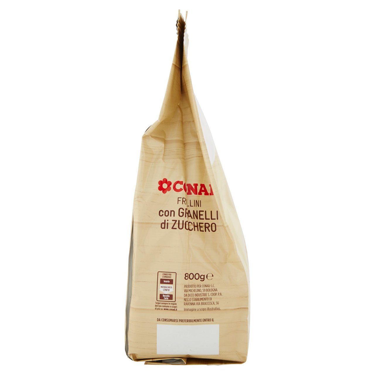 Frollini con Granelli di Zucchero 800 g Conad