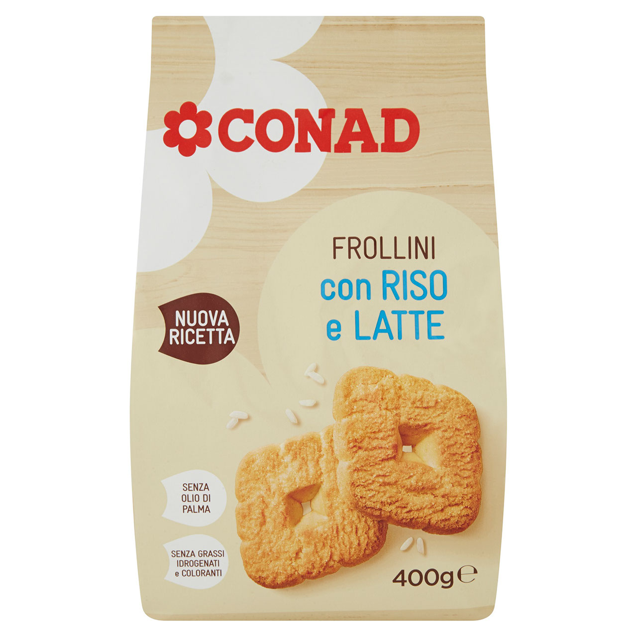 Frollini con Riso e Latte 400 g Conad online