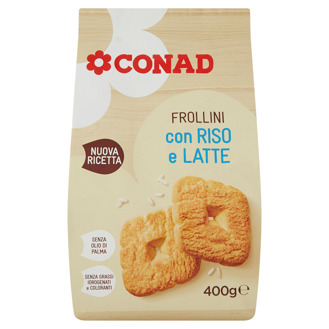 Frollini con Riso e Latte 400 g Conad online