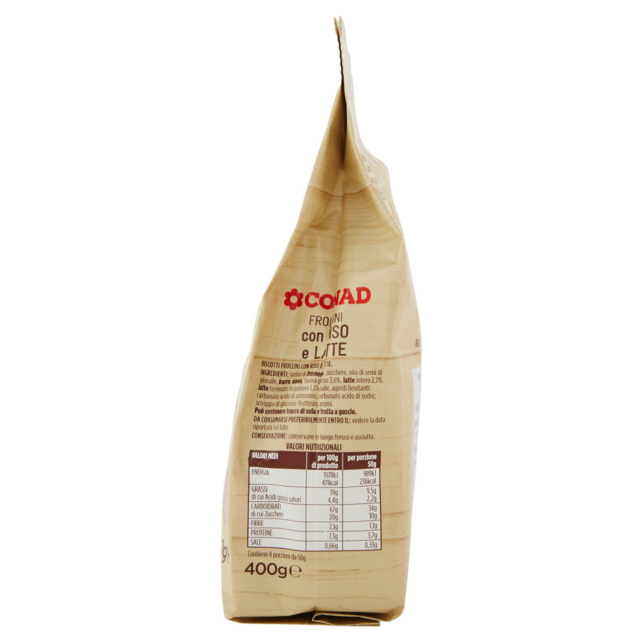 Frollini con Riso e Latte 400 g Conad online