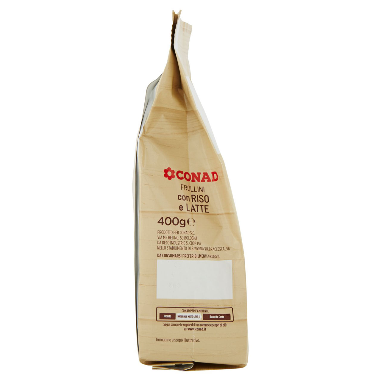 Frollini con Riso e Latte 400 g Conad online