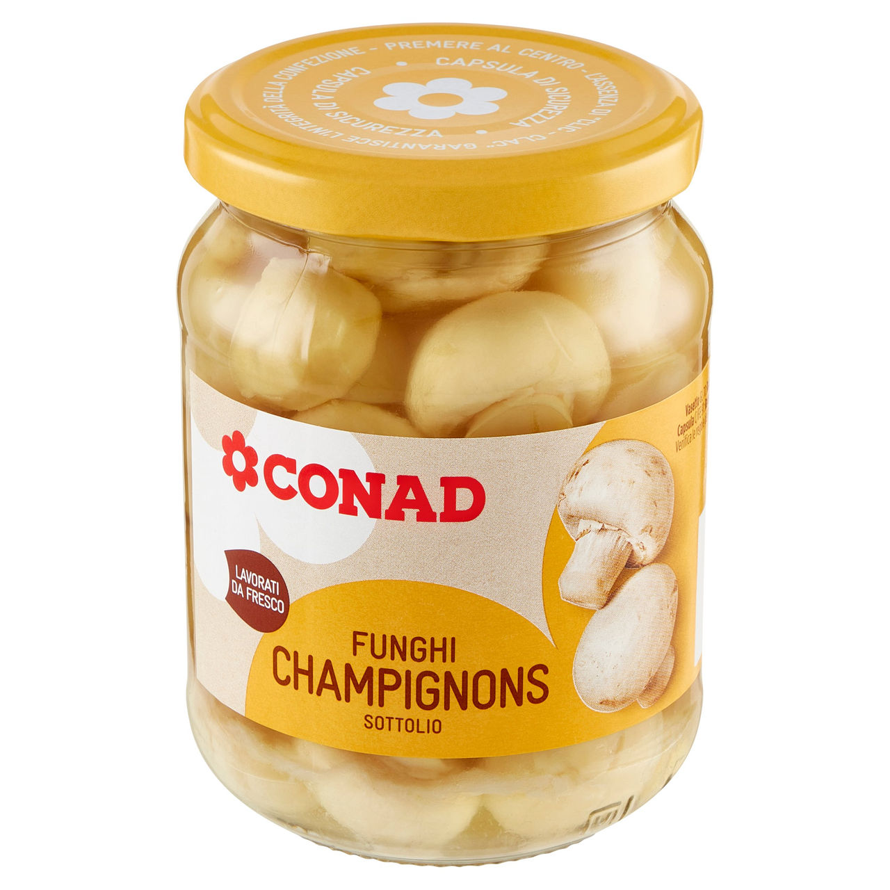 Funghi Champignons Sottolio 285 g Conad online