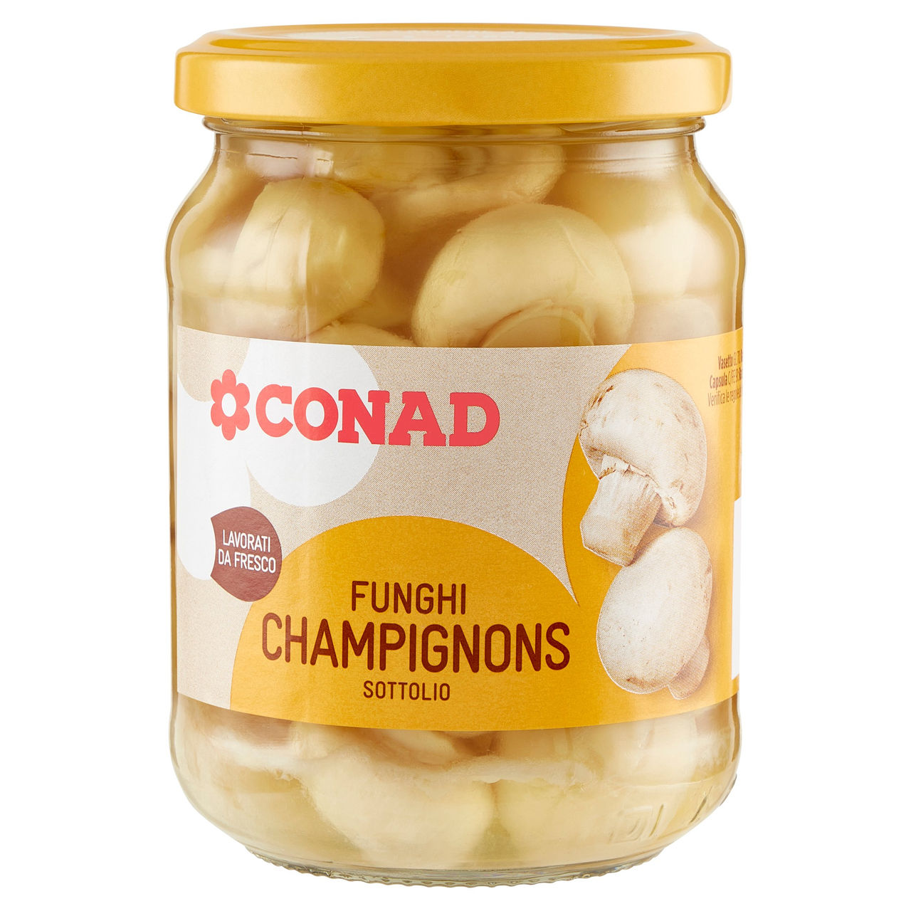 Funghi Champignons Sottolio 285 g Conad online