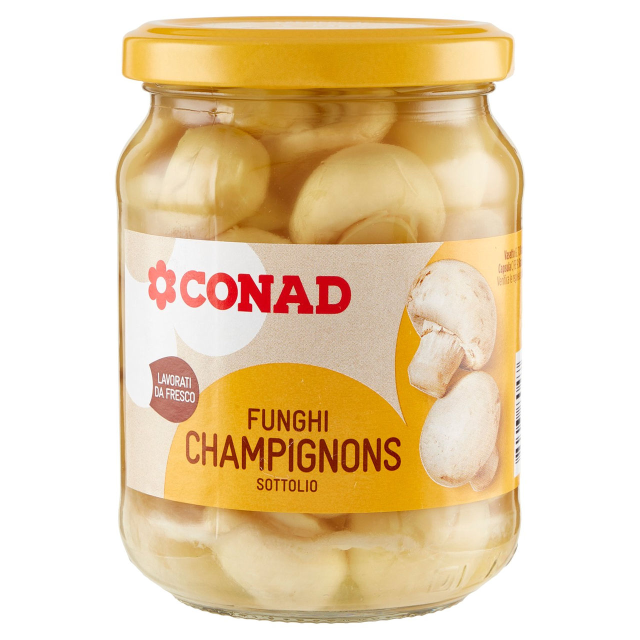 Funghi Champignons Sottolio 285 g Conad online