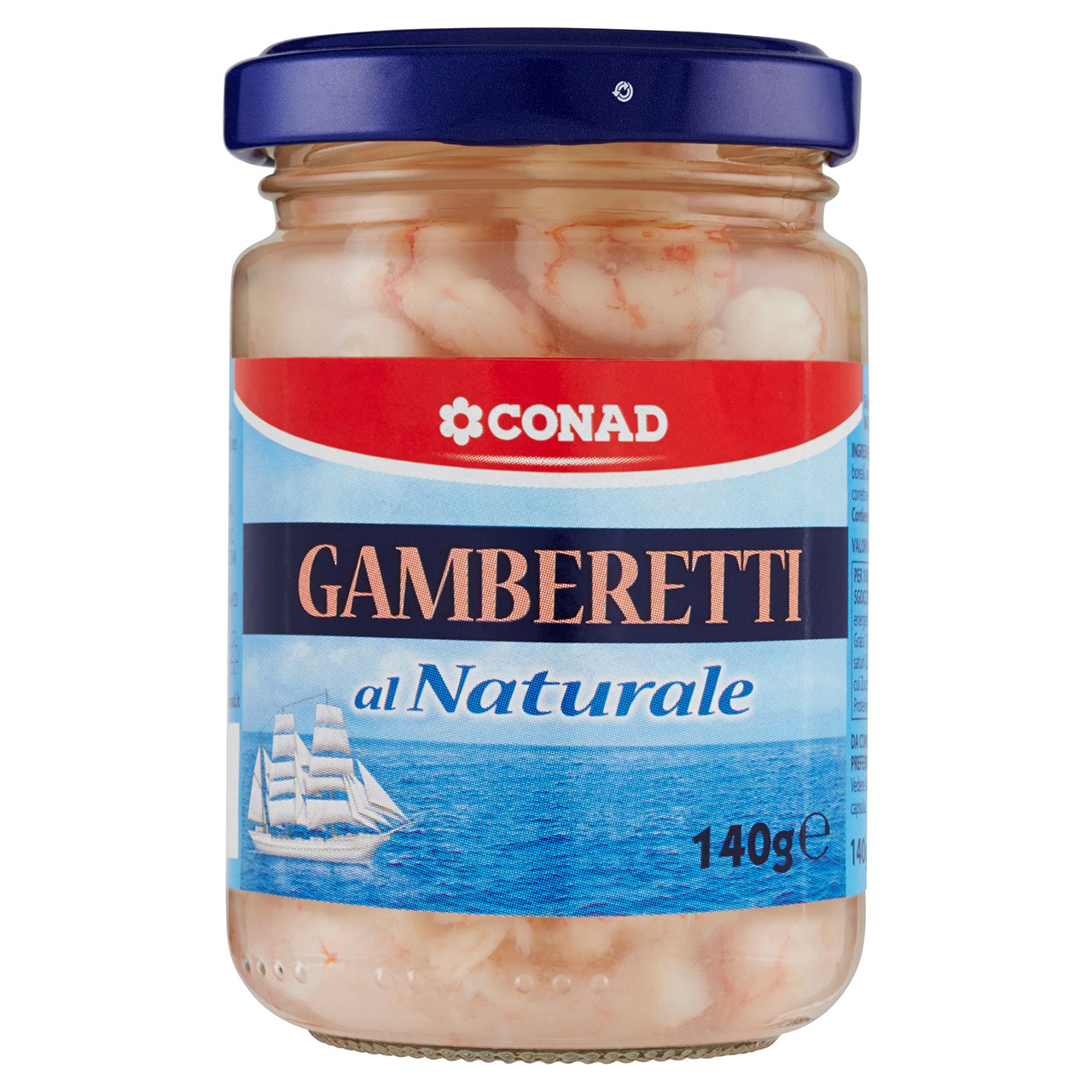 Gamberetti al Naturale 140 g Conad