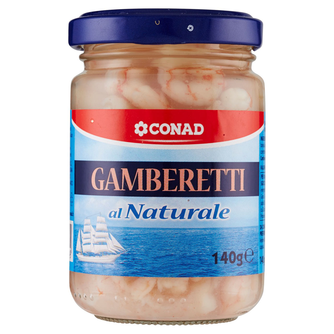 Gamberetti al Naturale 140 g Conad