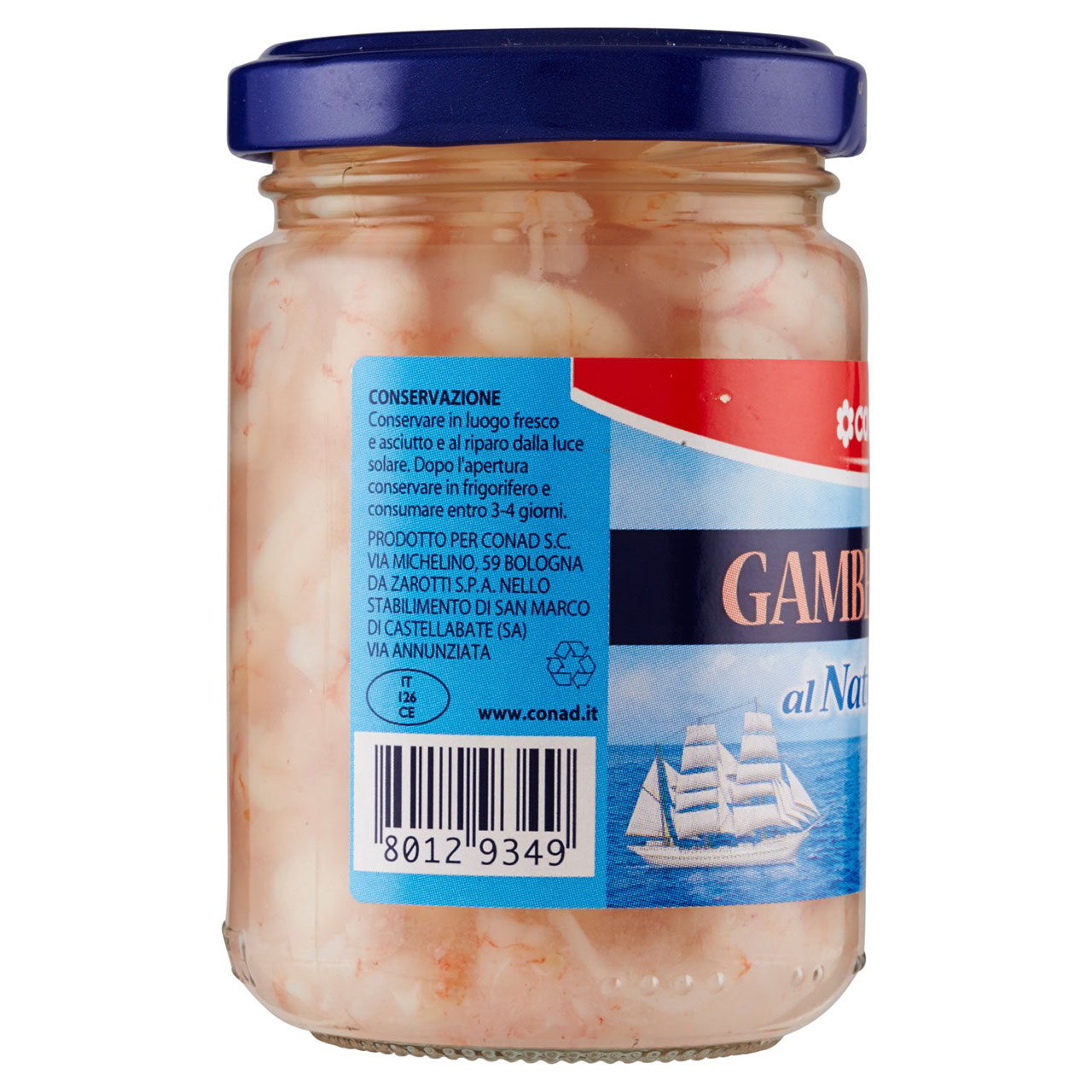 Gamberetti al Naturale 140 g Conad