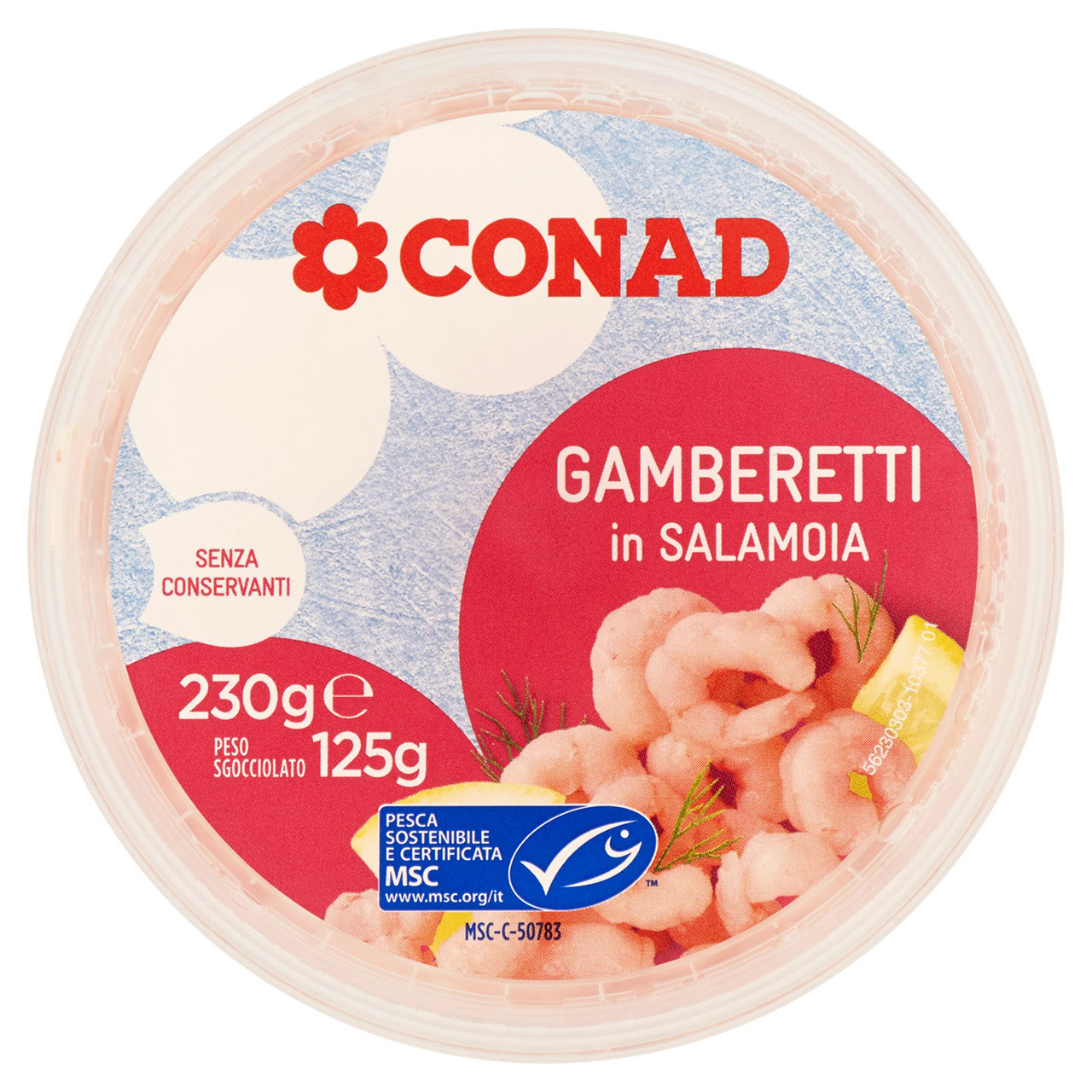 Gamberetti in Salamoia 230 g Conad