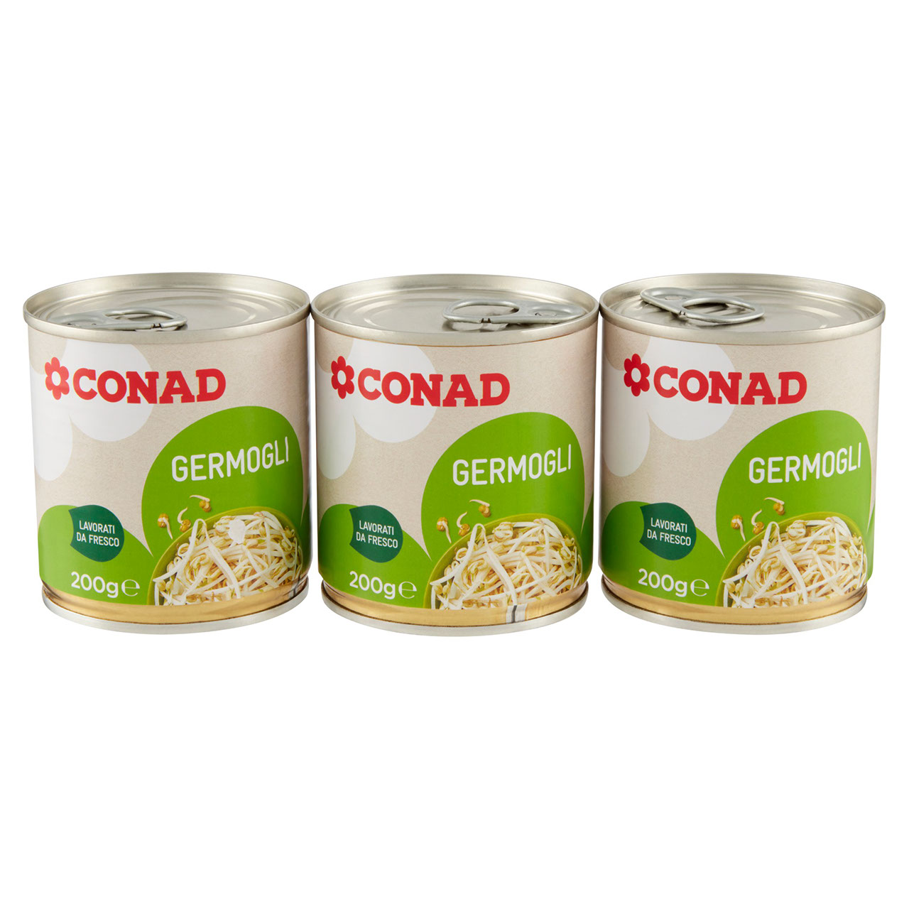 Germogli 3 x 200 g Conad in vendita online