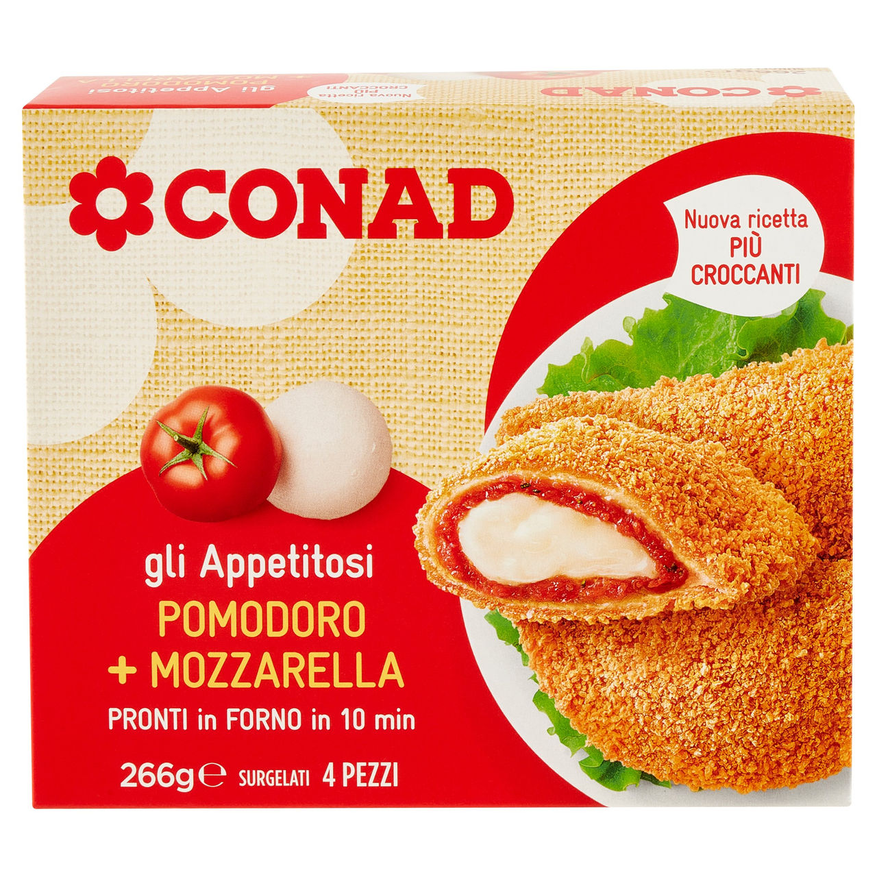 Crespelle Pomodoro Mozzarella Surgelate Conad