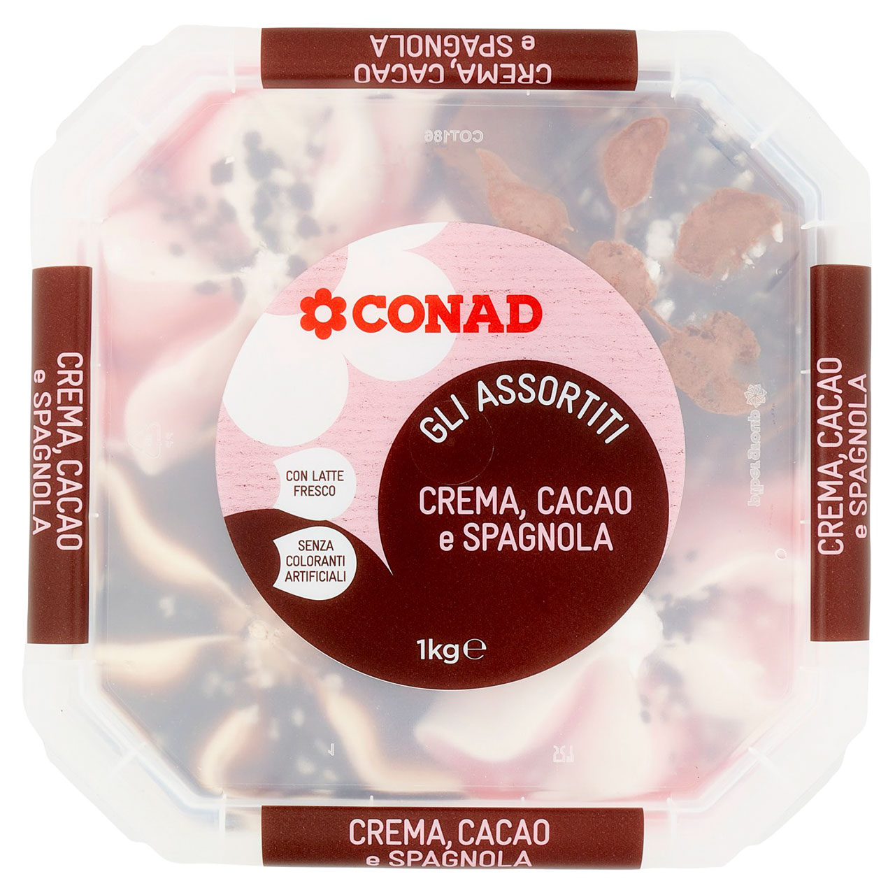 Gelato Crema, Cacao e Spagnola 1kg Conad online