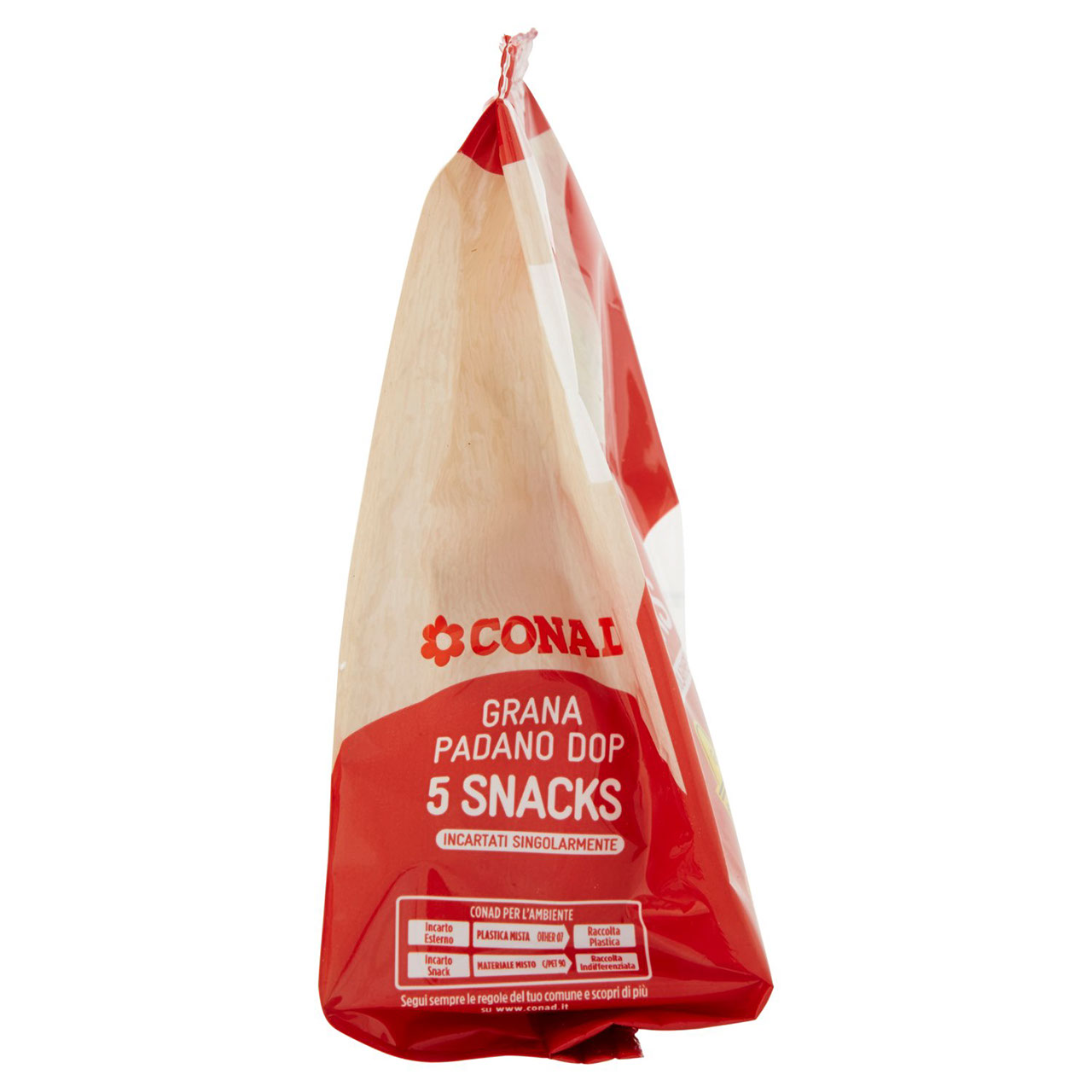 Grana Padano DOP 5 Snacks 100 g Conad