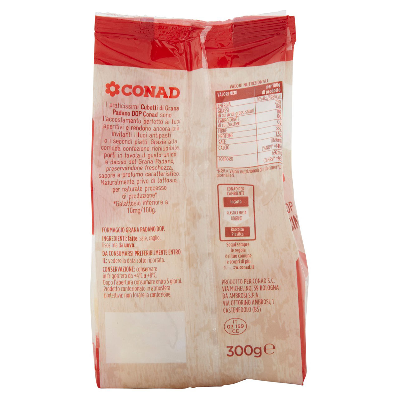 Grana Padano DOP bocconcini 300 g Conad