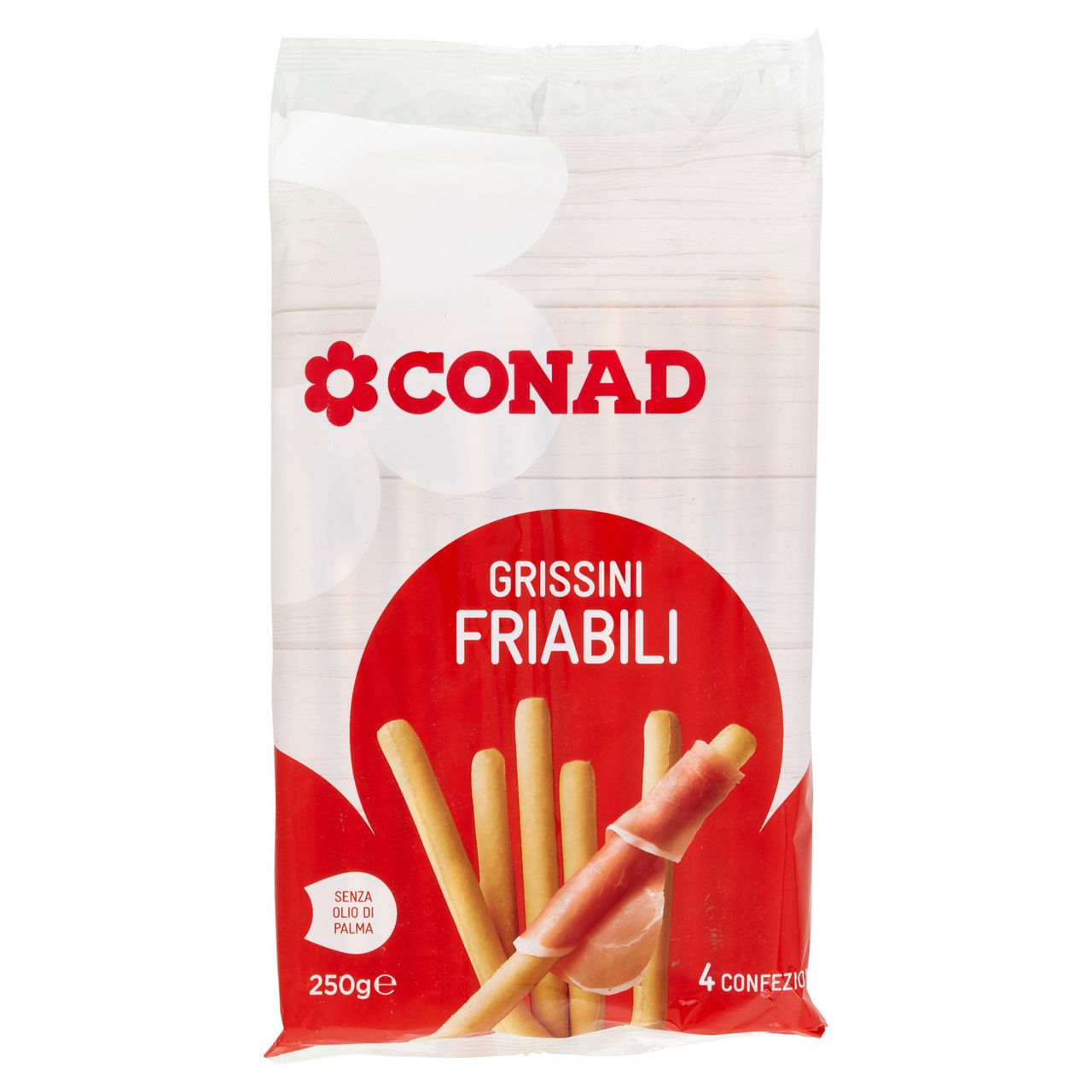 Grissini Friabili 4 Confezioni 250 g Conad