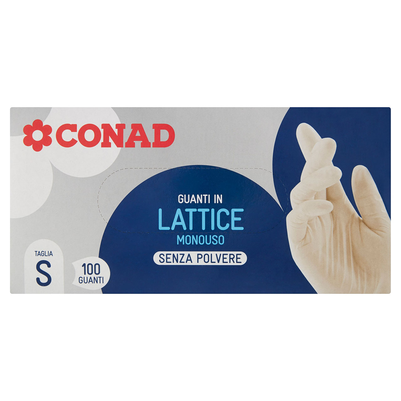 Guanti in lattice monouso Conad in vendita online