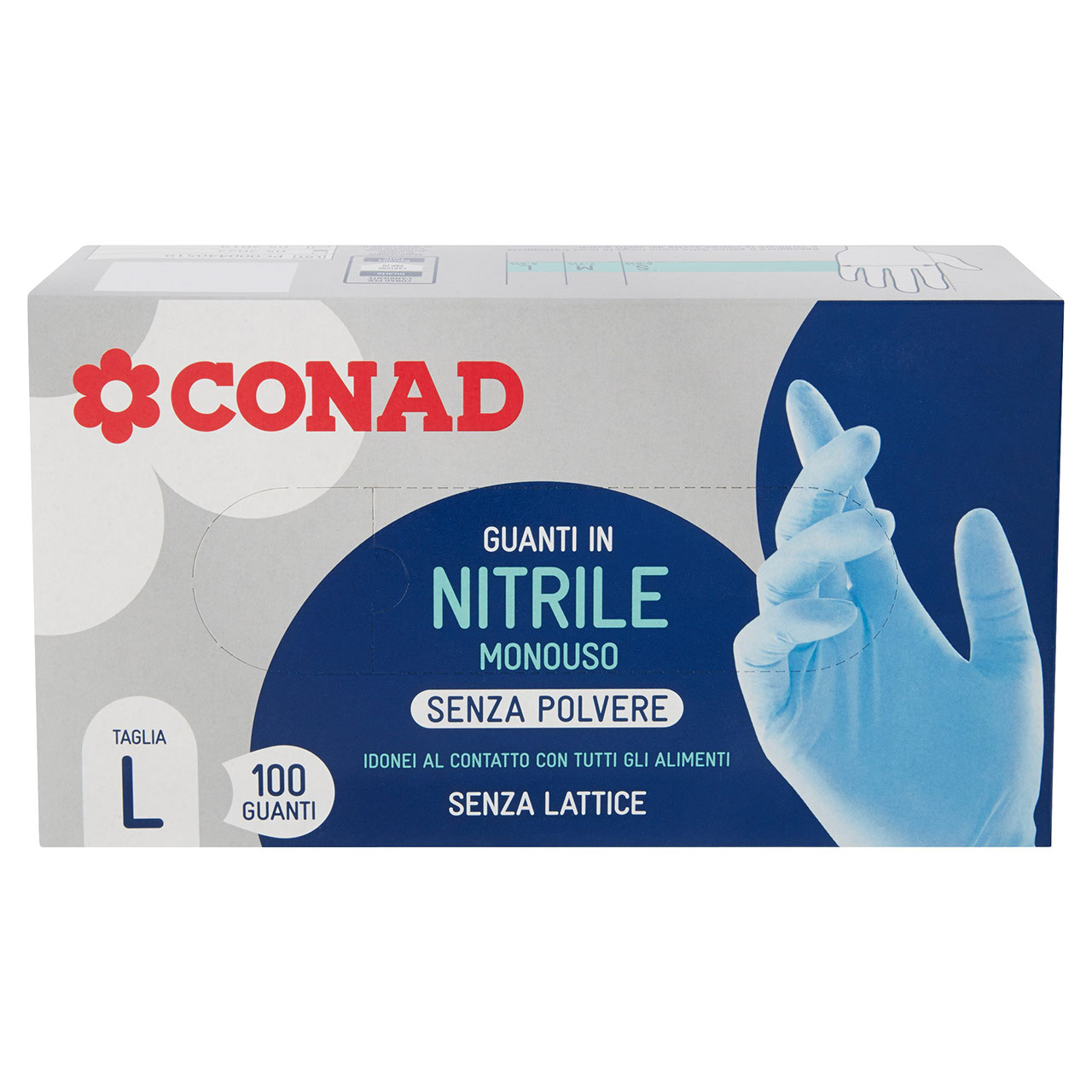 Guanti in nitrile monouso Conad in vendita online