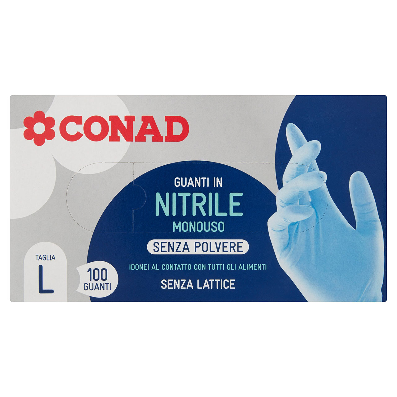 Guanti in nitrile monouso Conad in vendita online