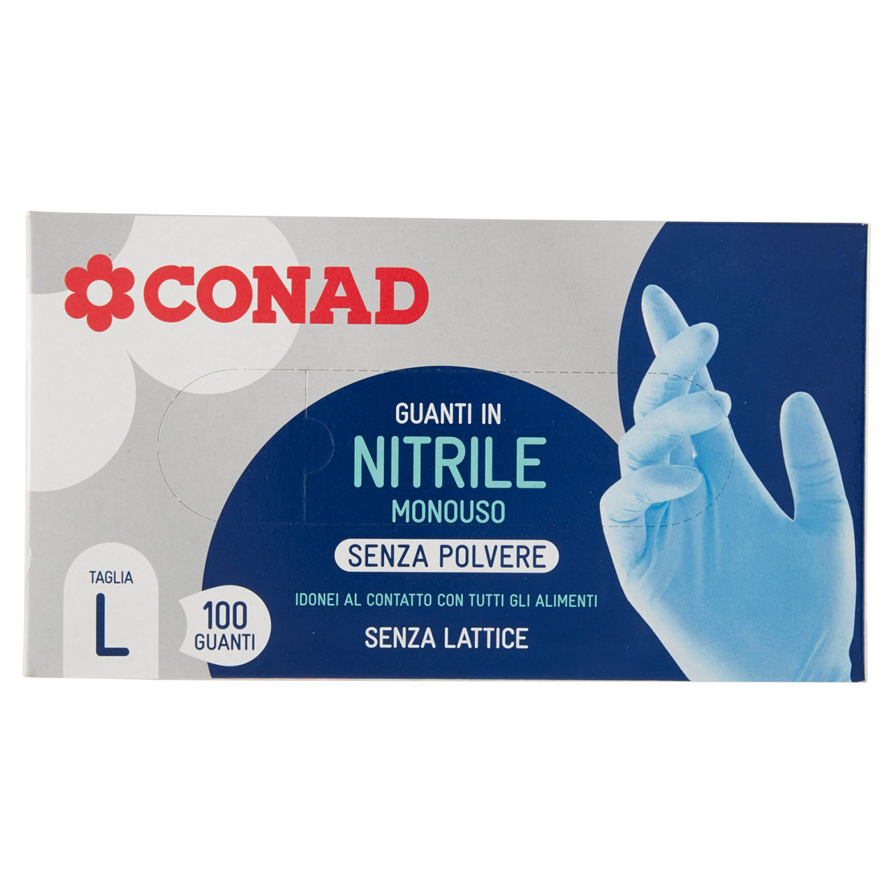 Guanti in nitrile monouso Conad in vendita online