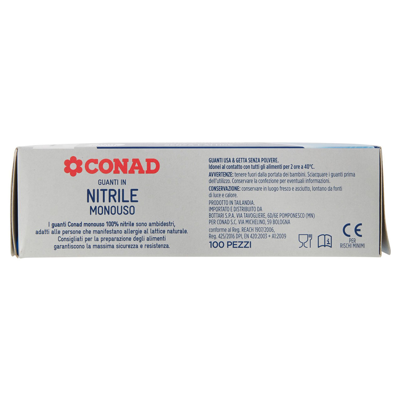 Guanti in nitrile monouso Conad in vendita online