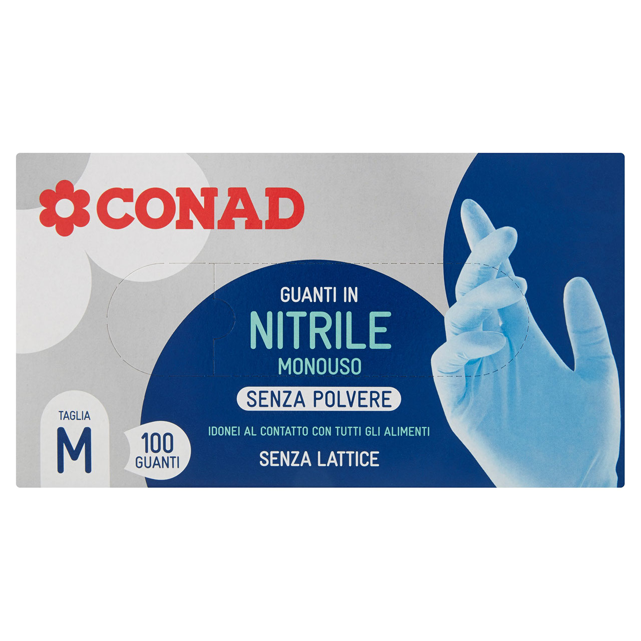 Guanti in nitrile monouso Conad in vendita online