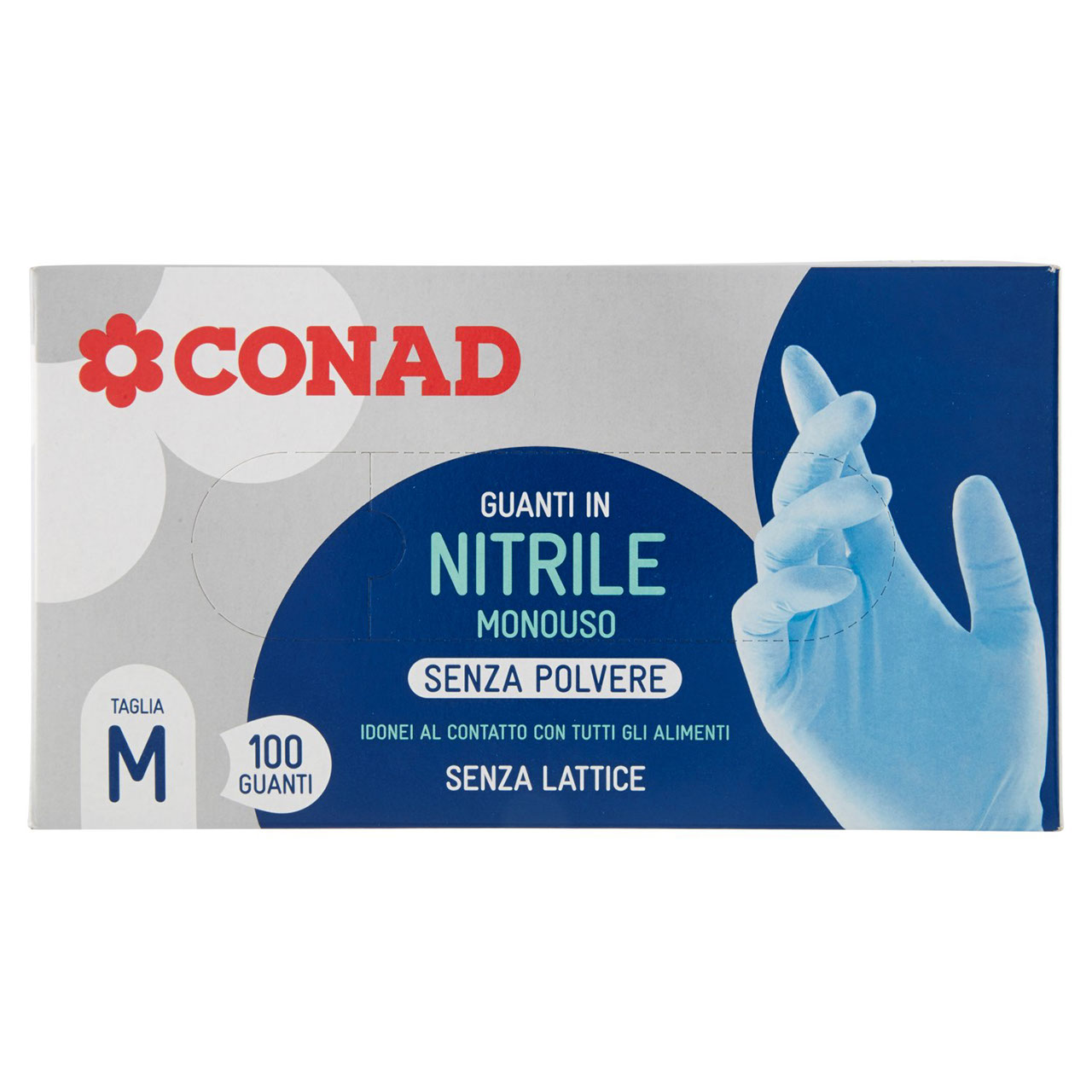 Guanti in nitrile monouso Conad in vendita online