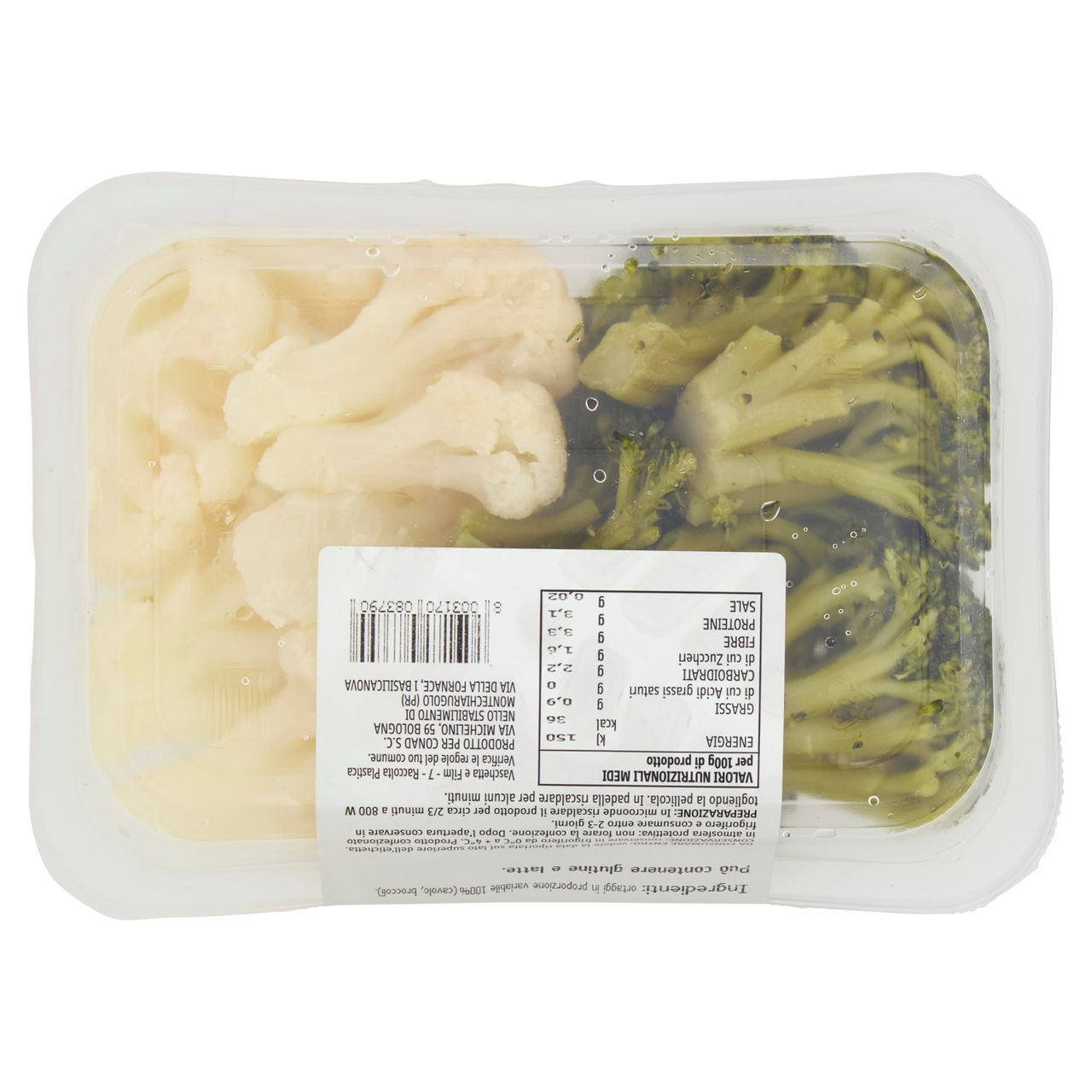 Cavolfiori e Broccoli al Vapore Gustosamente Conad