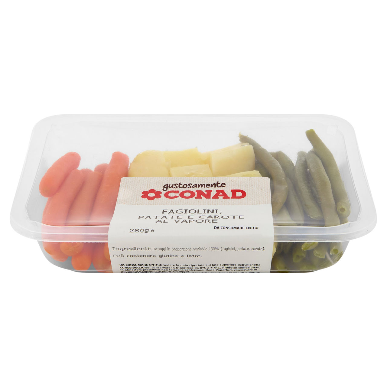 Fagiolini, Patate e Carote al Vapore Conad