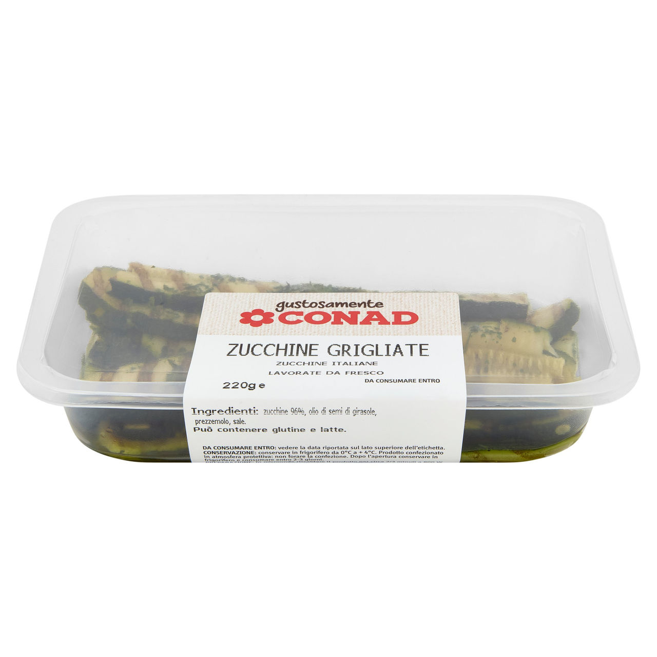 Zucchine Grigliate 220 g Gustosamente Conad