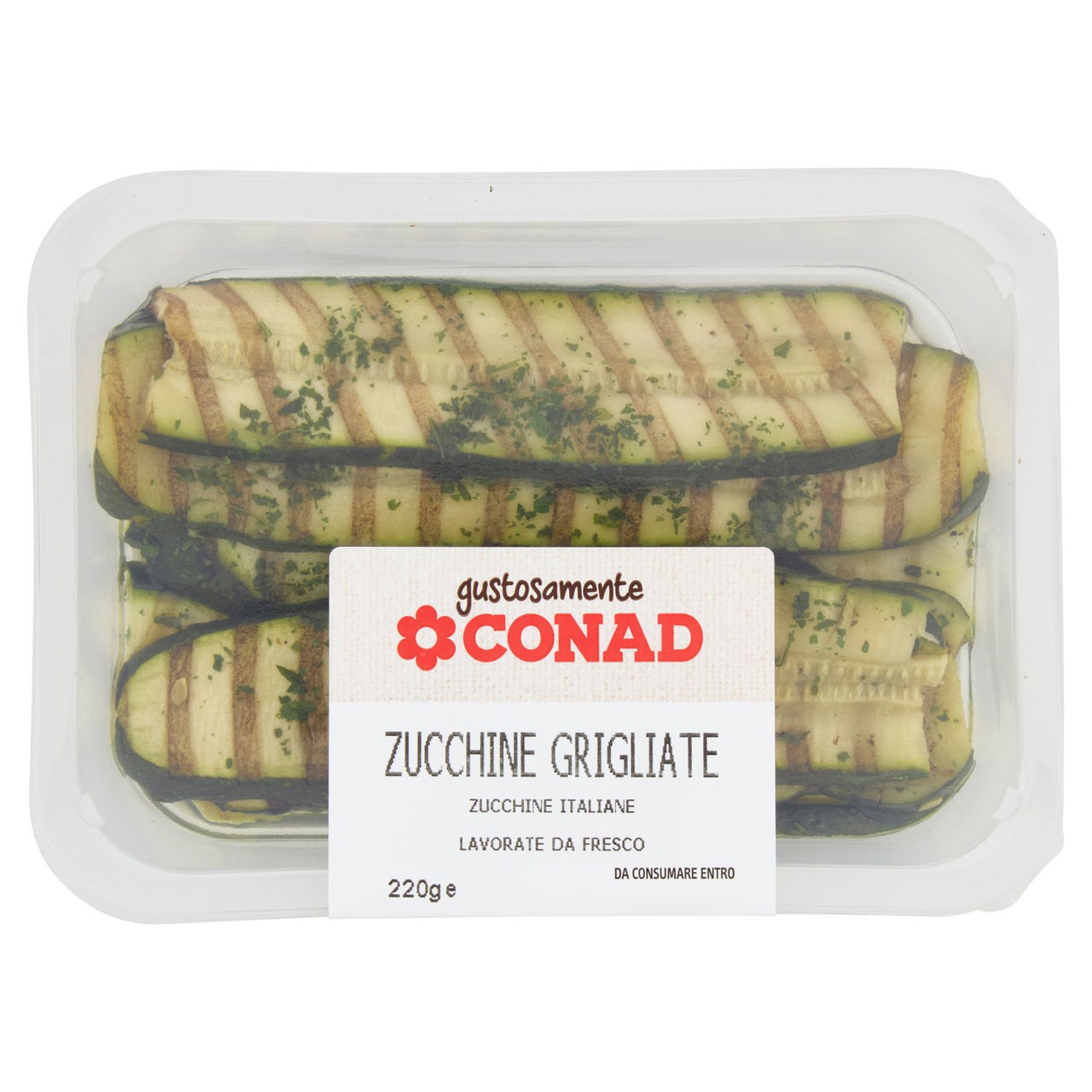 Zucchine Grigliate 220 g Gustosamente Conad