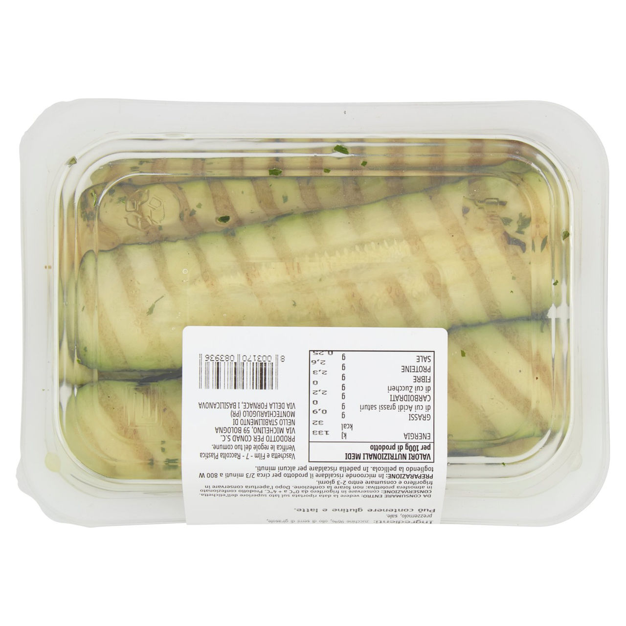 Zucchine Grigliate 220 g Gustosamente Conad