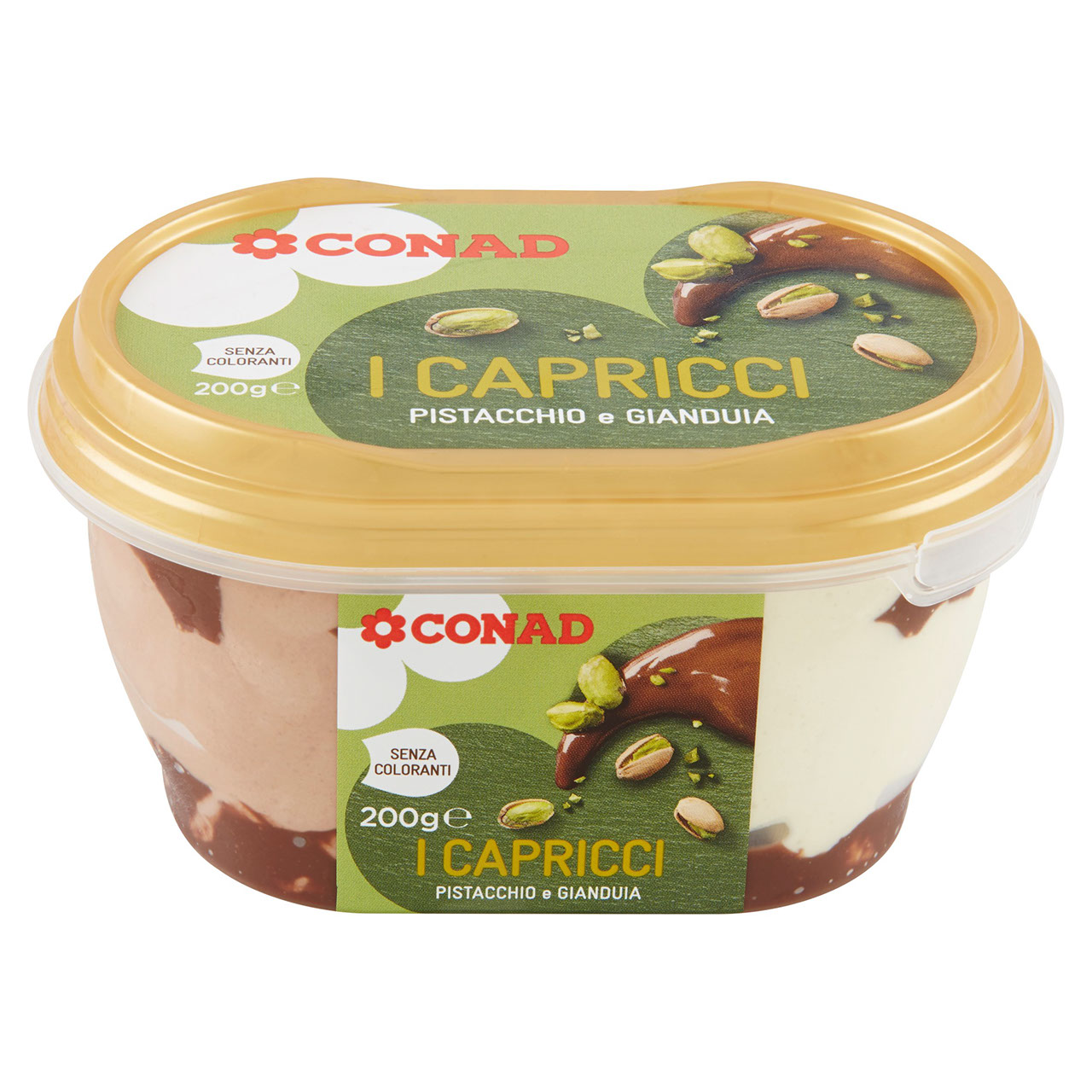 Gelato Pistacchio e Gianduia Capricci Conad