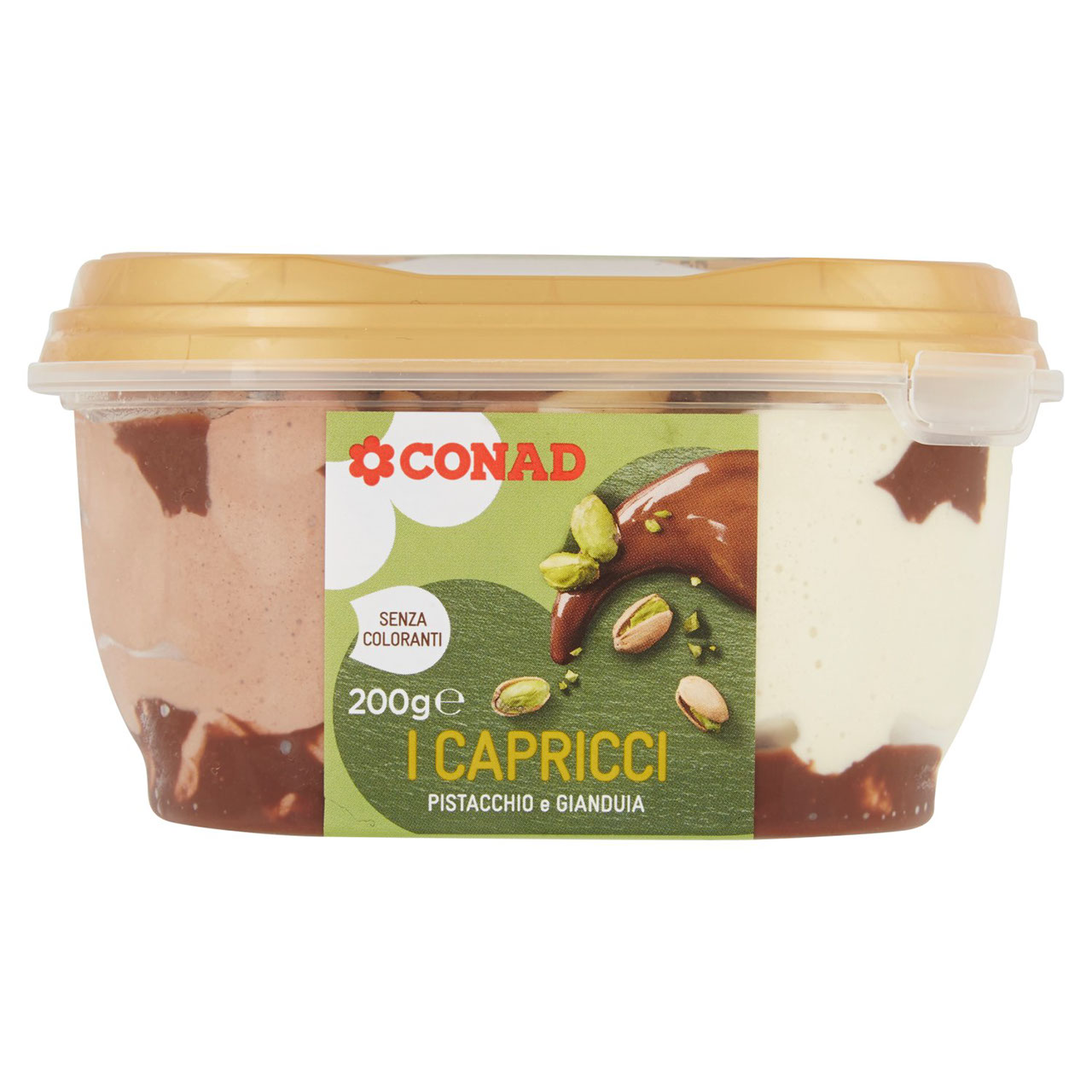 Gelato Pistacchio e Gianduia Capricci Conad