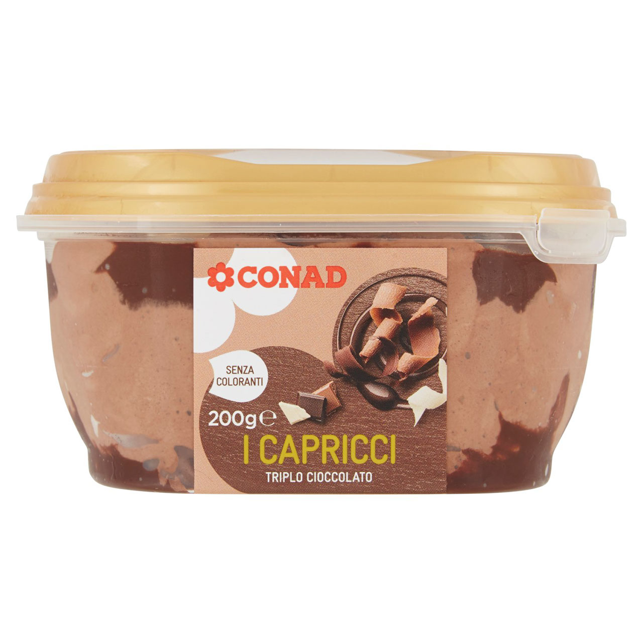 Gelato Triplo Cioccolato 200 g Conad online