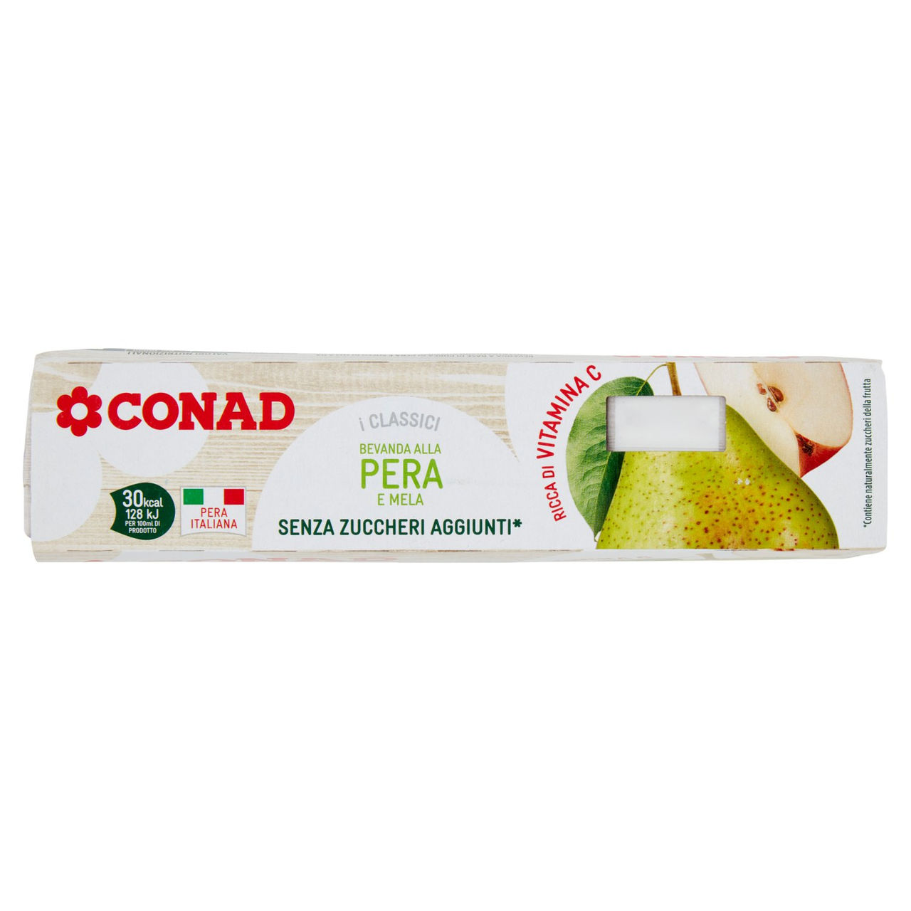 CONAD I Classici Bevanda alla Pera Senza Zuccheri Aggiunti* 3 x 200 ml