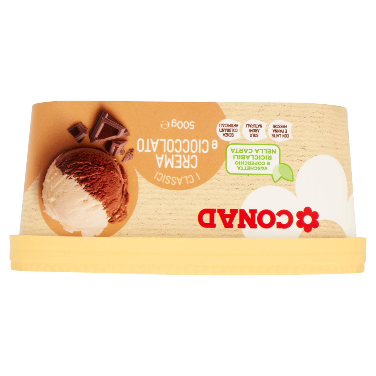 Gelato Crema e Cioccolato 500g Conad online