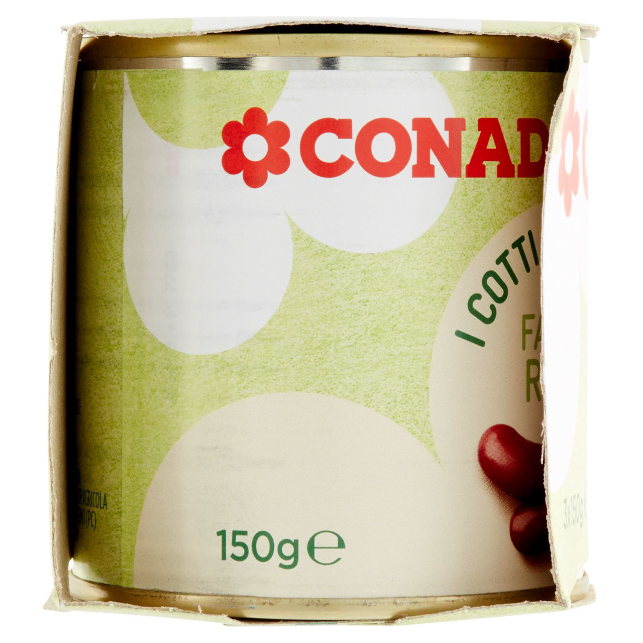 Fagioli Rossi Cotti al Vapore 3x150g Conad