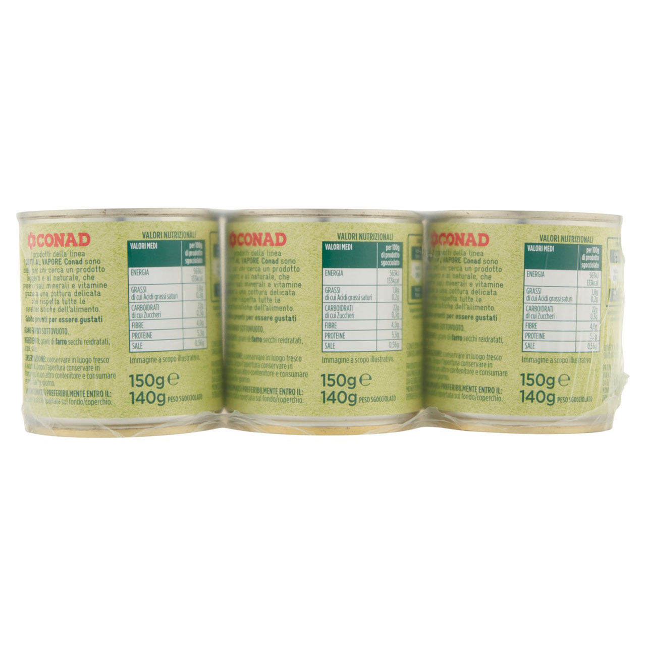 Farro 3 x 150 g Conad in vendita online