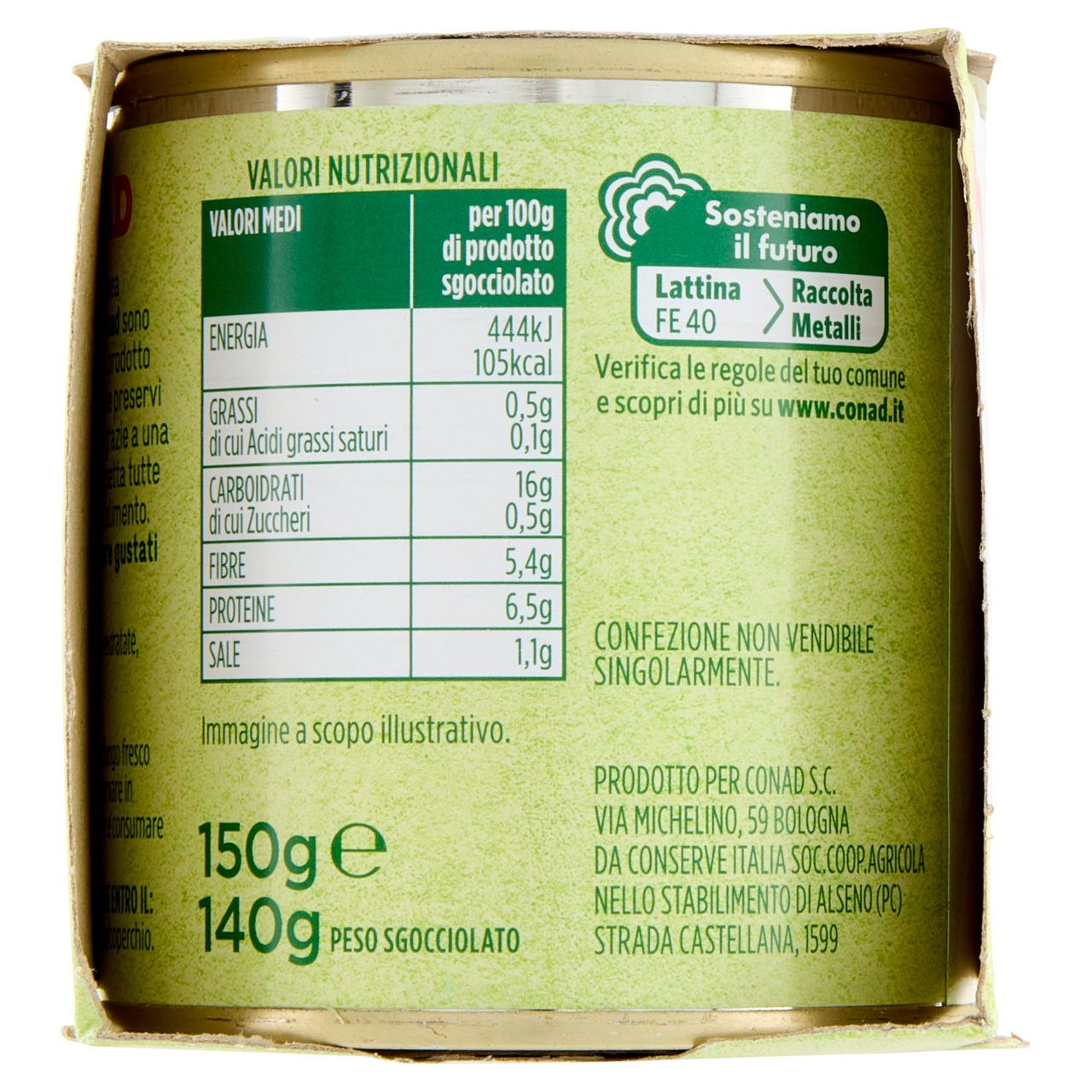 CONAD i Cotti al Vapore Lenticchie 3 x 150 g