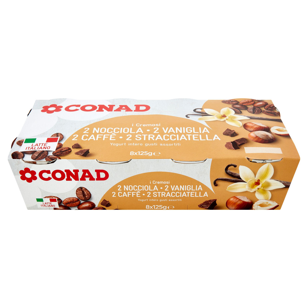 Yogurt Intero Gusti Assortiti 8 x 125 ml Conad