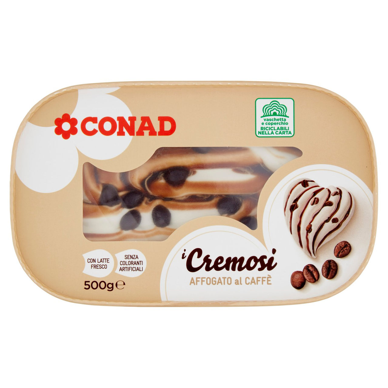 I Cremosi Affogato al Caffè 500 g Conad