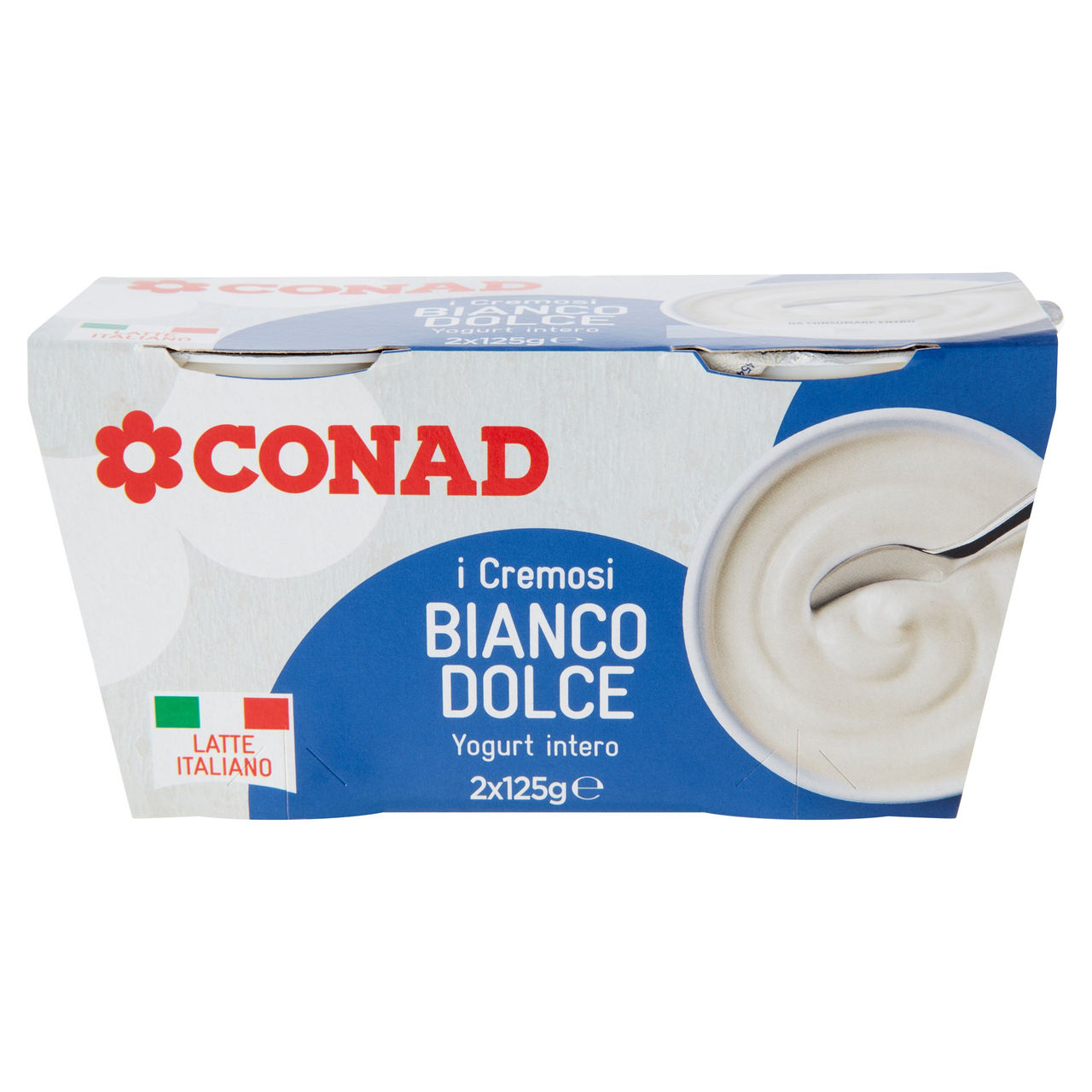 I Cremosi Bianco Dolce Yogurt Intero 2x125g Conad