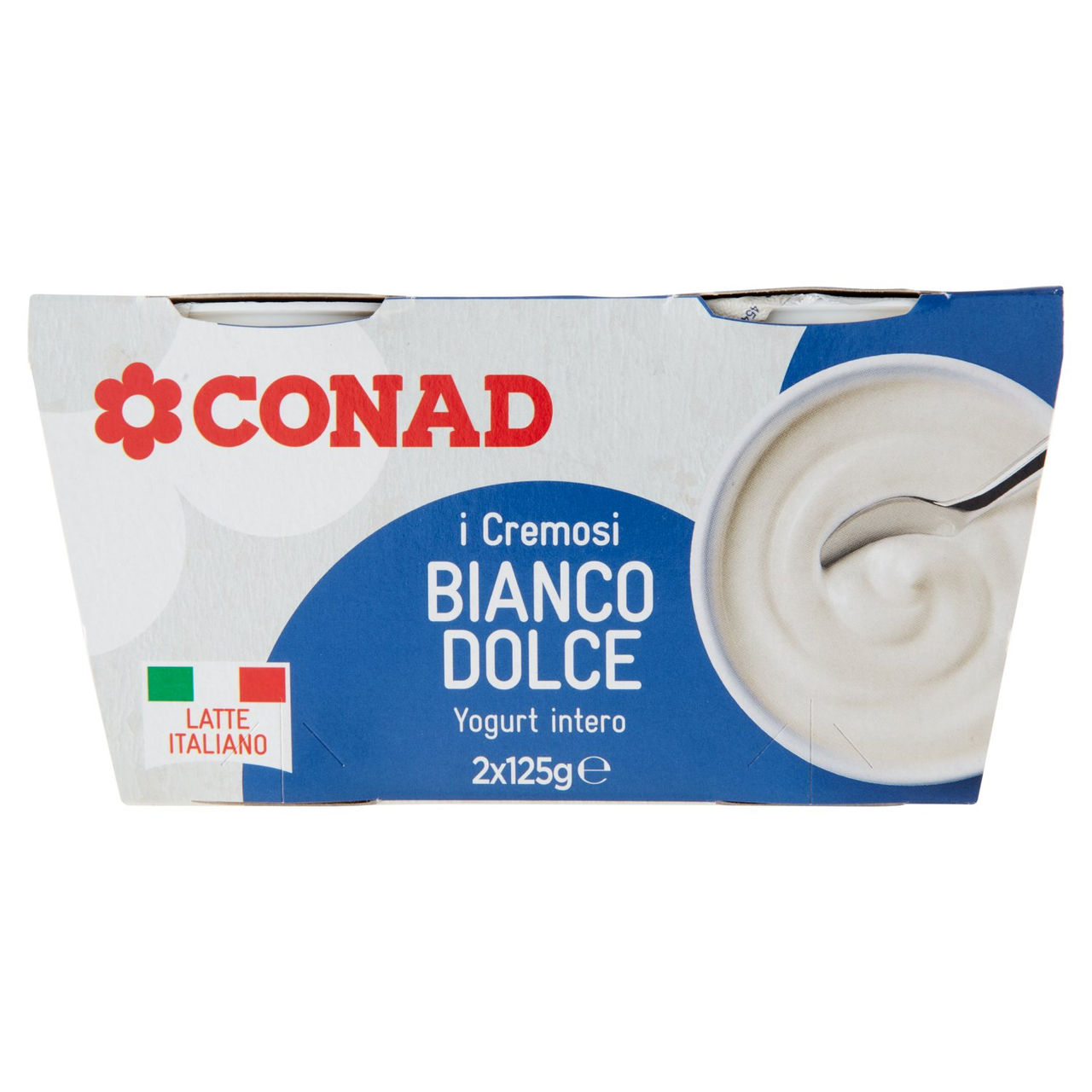 I Cremosi Bianco Dolce Yogurt Intero 2x125g Conad