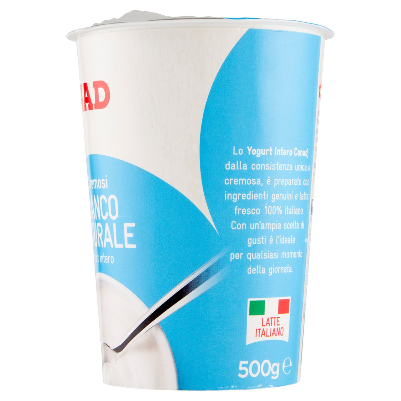 Yogurt Intero Bianco Naturale 500g i Cremosi Conad