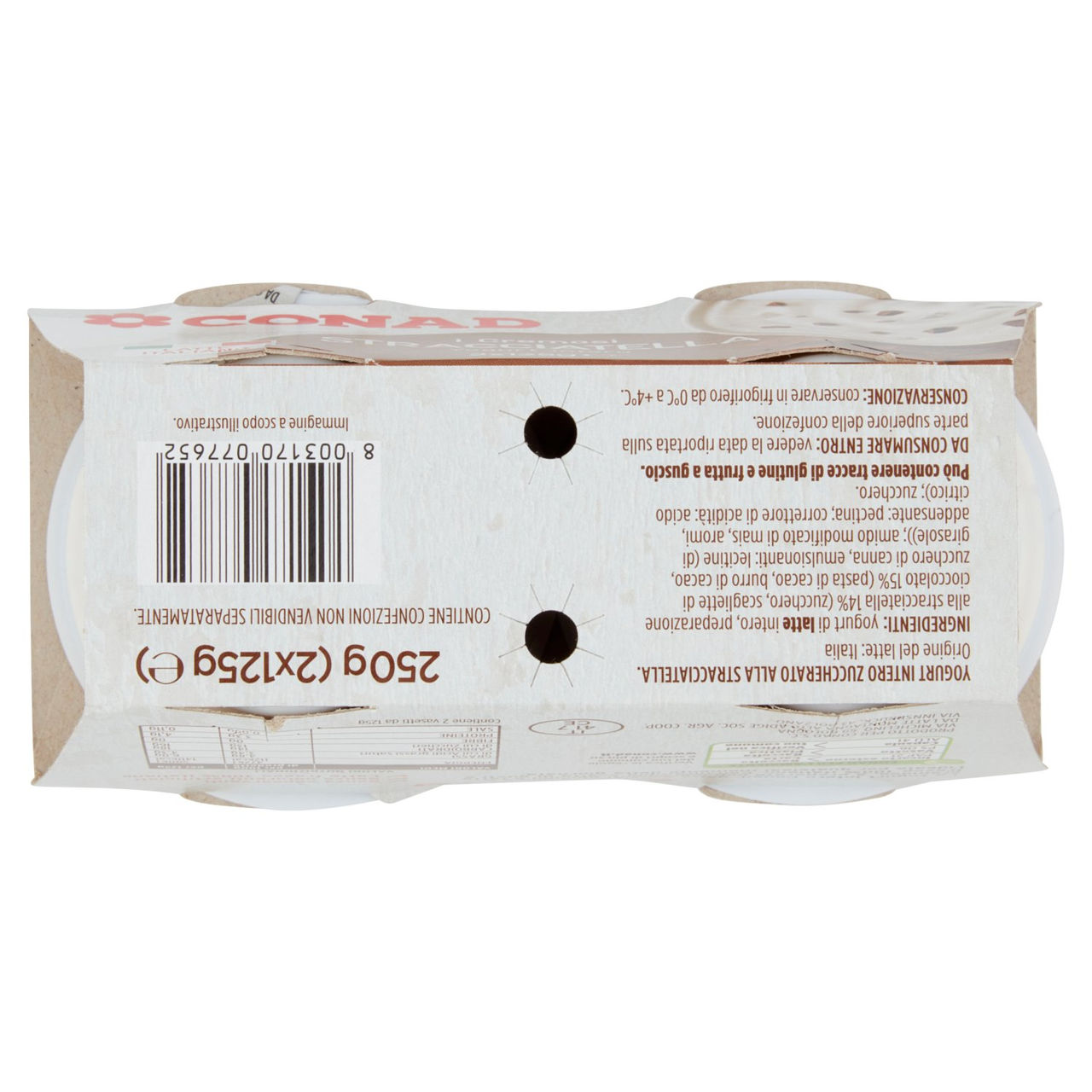 Yogurt Intero Stracciatella 2x125g Conad online