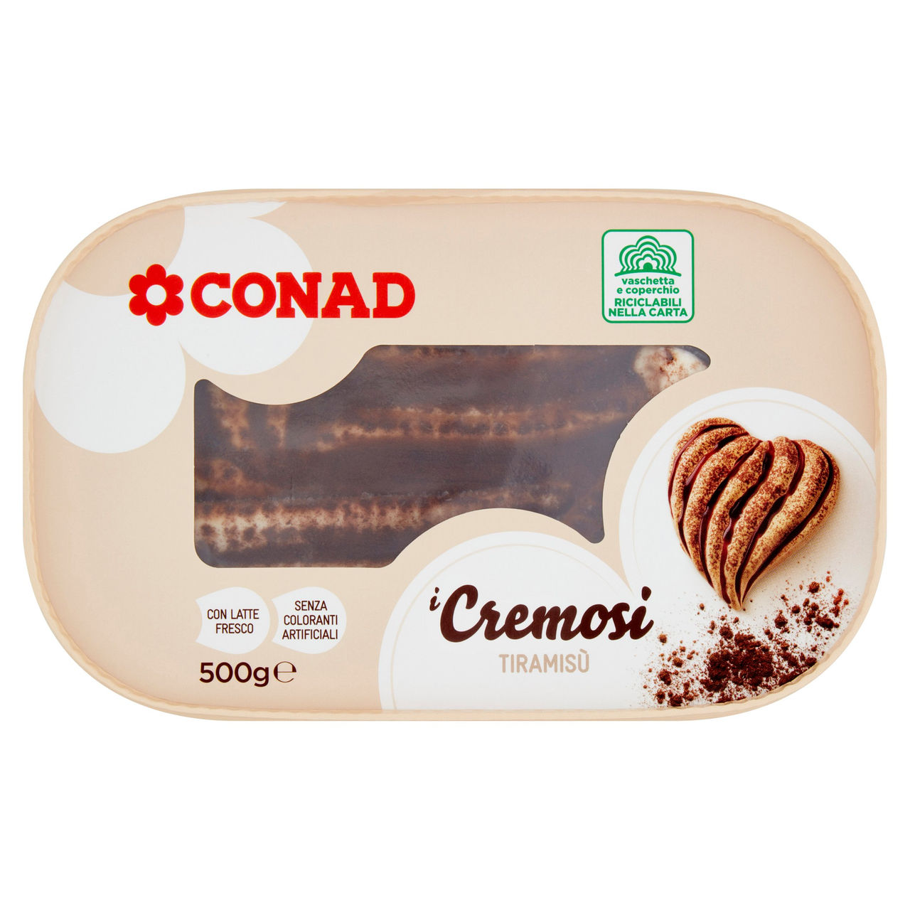 I Cremosi Tiramisù 500 g Conad in vendita online