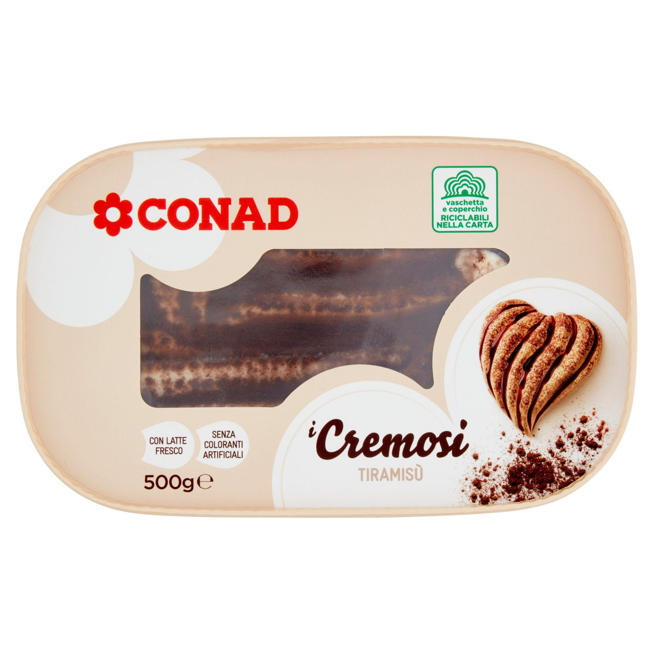 I Cremosi Tiramisù 500 g Conad in vendita online